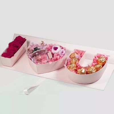 De Verpakkende Dozen van de chocoladegift, de Doos van de Dankzeggingsgift voor Dagelijks Huwelijkshart Rose Flowers