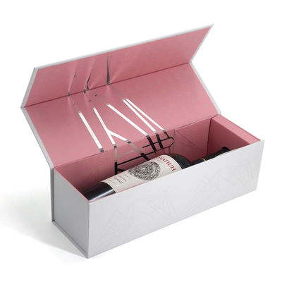 De Doos van de kartongift voor Vouwbare de Kleurenpremie van Champagne Bottle CMYK