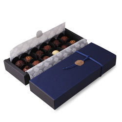Aangepaste van het de Doos Rekupereerbare Voedsel van de Chocoladetruffel de Gift Verpakkende Doos Golf