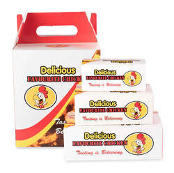 Meeneem Aangepaste Voedsel SGS van Fried Chicken Box van de Verpakkingsdoos Rekupereerbare
