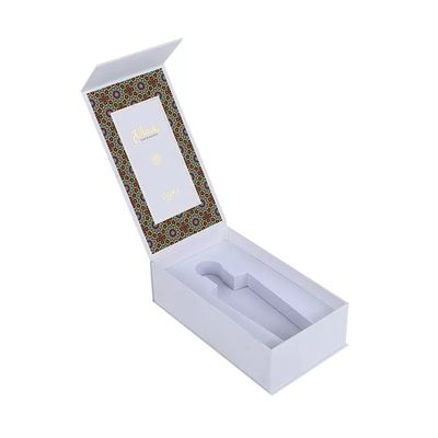 Biologisch afbreekbare Zwarte en Gouden Giftdoos, Kartonnen Matte Packaging Box With Insert