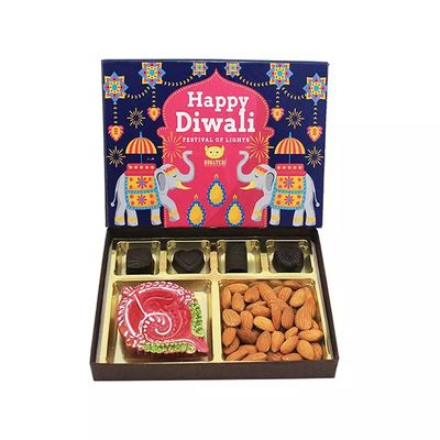 De gedrukte Decoratieve van de Verpakkingsdozen van de Huwelijksgift Lege Doos van de het Fruitverpakking van Diwali Droge