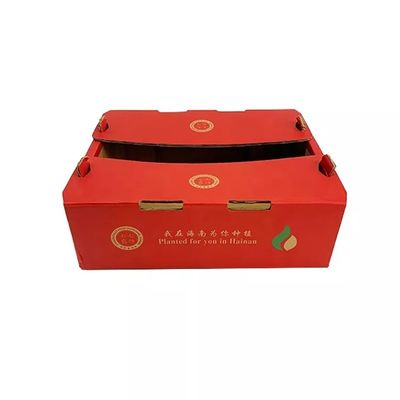 Het Fruit van de de Dozencmyk Druk van de golfkartonverpakking en Plantaardige Verpakkende Dozen