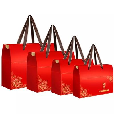 De vrije van de Verpakkingsdozen van het Steekproefkarton Dozen van het het Kartonvoedsel Elegante met Handvat