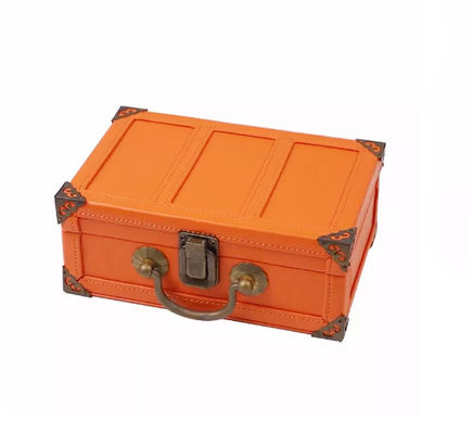MDF PU lederen doos Stroomden parfum koffer geschenkdoos handgemaakt