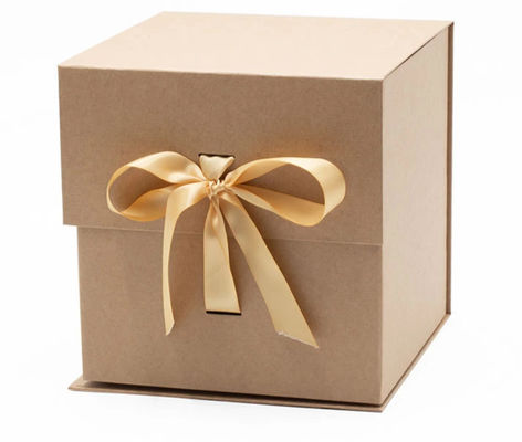 Van de Verpakkingsdozen van het Eco de Vriendschappelijke Karton Doos van de de Sluitingsgift Vouwbare Magnetische met Lint