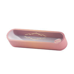 Roze Macaron-de Doos van de Koekjesgift Verpakkingsdruk Rekupereerbaar met Venster