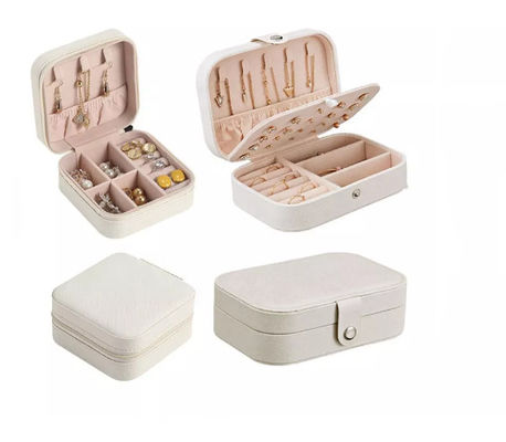 H001 de Kleine de Giftkatoenflanel van de Juwelendoos draagbare Juwelen van de Verpakkingsdoos