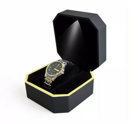 OEM Doos van het de Doos Met de hand gemaakte Geleide Horloge van het Achthoekpolshorloge de Verpakkende