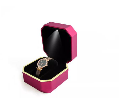 OEM Doos van het de Doos Met de hand gemaakte Geleide Horloge van het Achthoekpolshorloge de Verpakkende