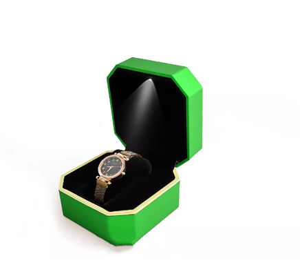OEM Doos van het de Doos Met de hand gemaakte Geleide Horloge van het Achthoekpolshorloge de Verpakkende