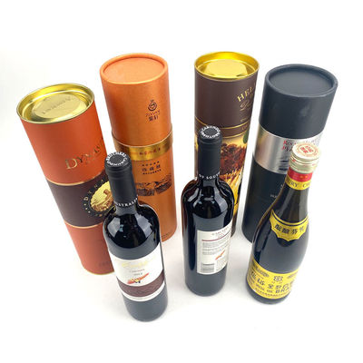 OEM ODM Logo Wooden Wine Bottle Gift Vakjes Kartondocument Buis