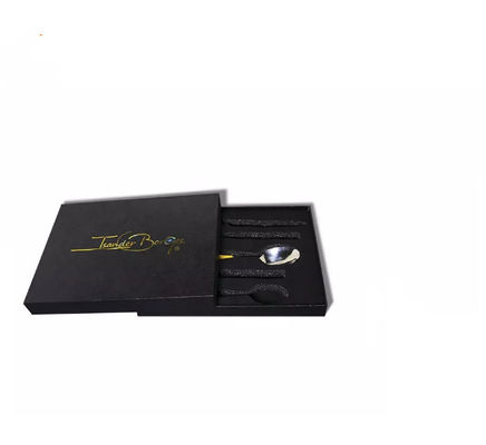 De hete het Stempelen Logo Dinnerware Packaging Boxes ISO Doos van de Bestek Vastgestelde Gift