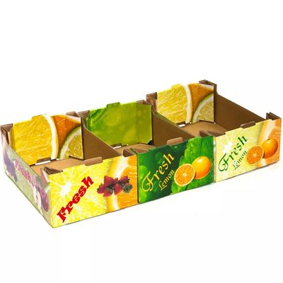 OEM opvouwbare kartonnen fruit- en groentedozen aangepast formaat
