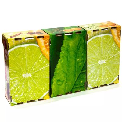 OEM opvouwbare kartonnen fruit- en groentedozen aangepast formaat