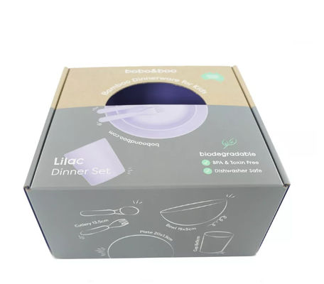 Douane Logo Folding Cardboard Box Packaging voor Vaatwerkvaatwerk