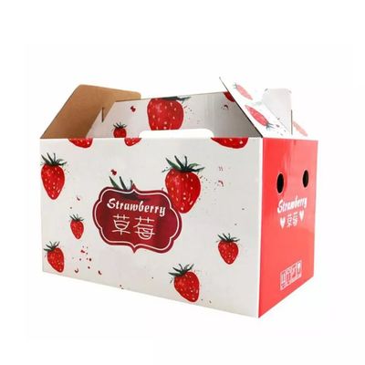 Vers Fruit Groente Doos Verpakking Golfkarton Recyclebaar