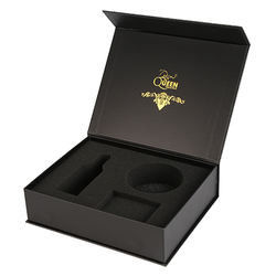 3 Gift van de Glazen verpakkingdozen van de flessen de Magnetische Wijn met Verdelers