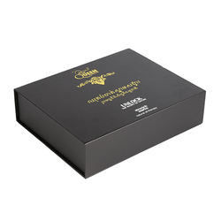 3 Gift van de Glazen verpakkingdozen van de flessen de Magnetische Wijn met Verdelers