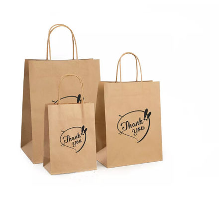 Het vernissen van Kraftpapier-Document Handtas recycleerde Bruine Kraftpapier-Document Zaksgs