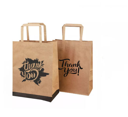 Het vernissen van Kraftpapier-Document Handtas recycleerde Bruine Kraftpapier-Document Zaksgs