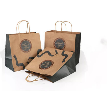Het vernissen van Kraftpapier-Document Handtas recycleerde Bruine Kraftpapier-Document Zaksgs