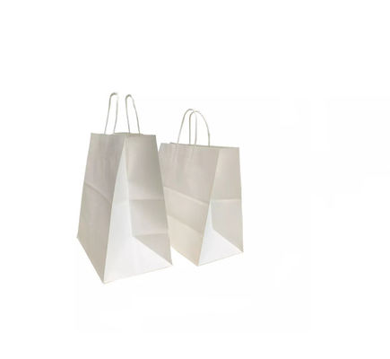Draagbare handtas van kraftpapier om mee te nemen Winkelen Geschenktas Verpakking ODM