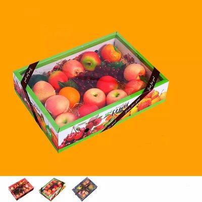 ISO-het Fruit Verpakkende Dozen van het Luxekarton met Transparante Dekking