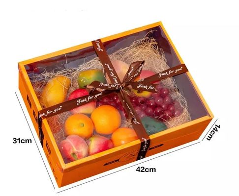 ISO-het Fruit Verpakkende Dozen van het Luxekarton met Transparante Dekking