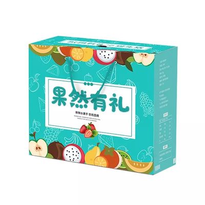 Aangepast Fruit en Veg-Kartondozen Golfrechthoek