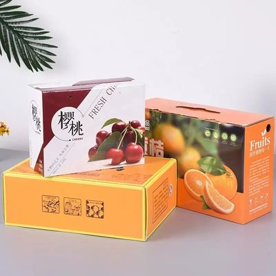 Gerecycleerde van het de Dozenkarton van het Materialenfruit Verpakkende het Fruit Verschepende Dozen