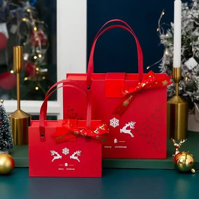 PMS-de Giftvakjes ISO van het Kerstmiskarton Met een laag bedekt Document Golfkerstmisvakje