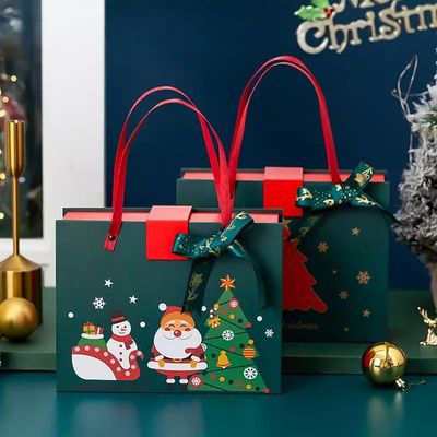PMS-de Giftvakjes ISO van het Kerstmiskarton Met een laag bedekt Document Golfkerstmisvakje