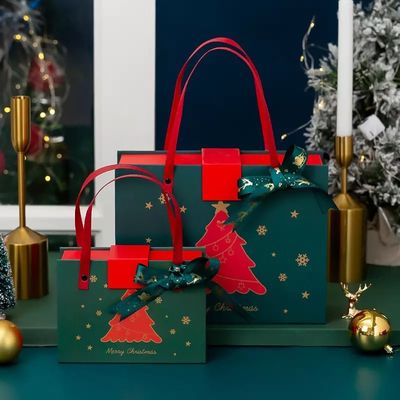 PMS-de Giftvakjes ISO van het Kerstmiskarton Met een laag bedekt Document Golfkerstmisvakje