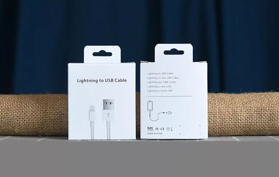 Van de Ladersgegevens van PMS Usb van de de Kabelverpakking het Vakje Vetvrije Debossing