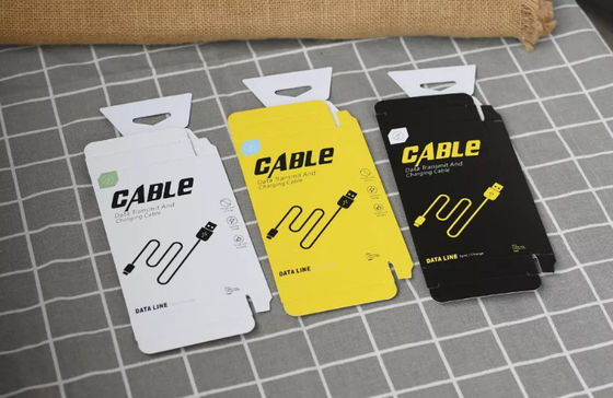 CMYK-de Dozen die van de Elektronikaverpakking Levensmiddel Logo Printed Cardboard Boxes in reliëf maken