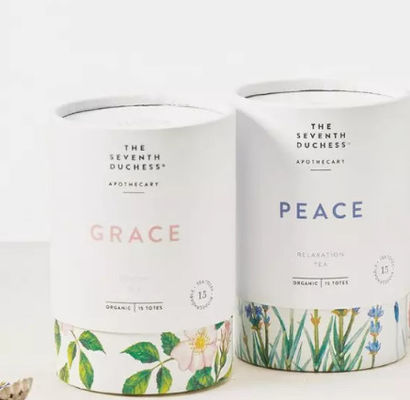 Van de het Kartonthee van de voedselrang Gerecycleerde van de de Dozencilinder de Koffie Verpakkende Doos