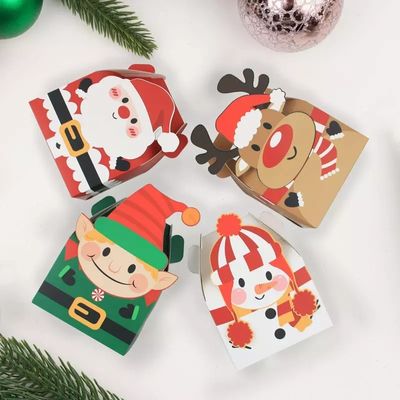Van het de Vakantiesuikergoed van het luxekarton de Giftdozen 10*10*10cm Multikleur