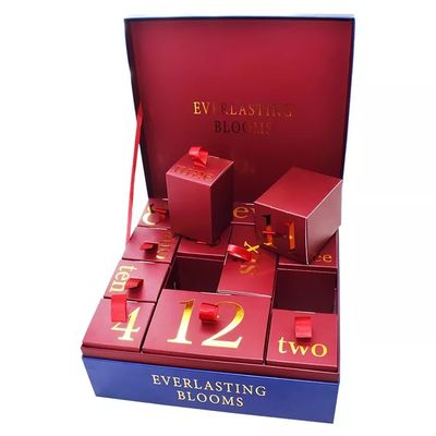 Van de Kerstmiskalender van CMYK/van Pantone Kartonnen de Giftdoos voor Koekjessuikergoed