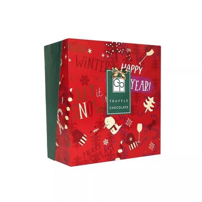 Van het Kerstmiskarton van de douanedruk van de Giftdozen Decoratieve Kerstmis Eve Box