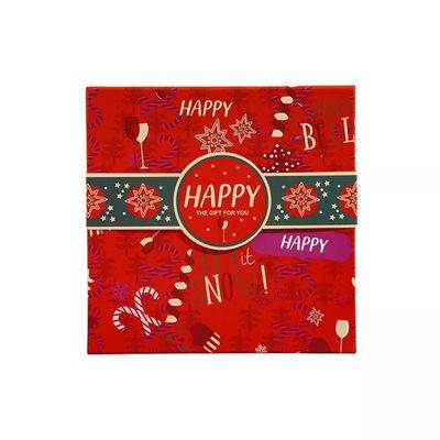 Van het Kerstmiskarton van de douanedruk van de Giftdozen Decoratieve Kerstmis Eve Box