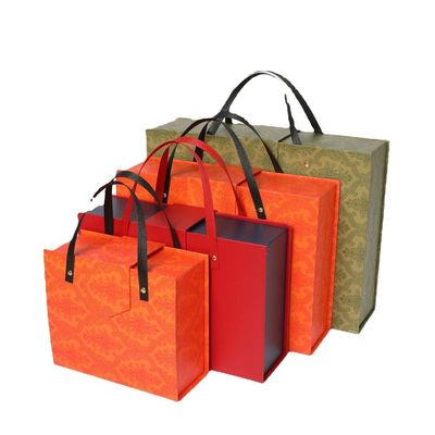 De Rekupereerbare ISO Rechthoekige Vorm van Art Paper Square Wine Box