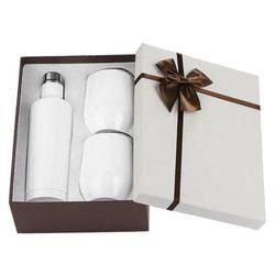 van het de Wijnglas van 500ml 12oz van de de Gift de Vastgestelde Doos Stemless Roestvrij staal Geïsoleerde Sublimatie