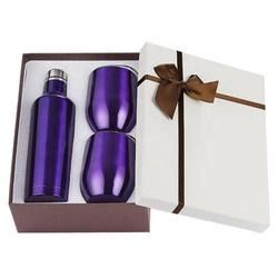 van het de Wijnglas van 500ml 12oz van de de Gift de Vastgestelde Doos Stemless Roestvrij staal Geïsoleerde Sublimatie