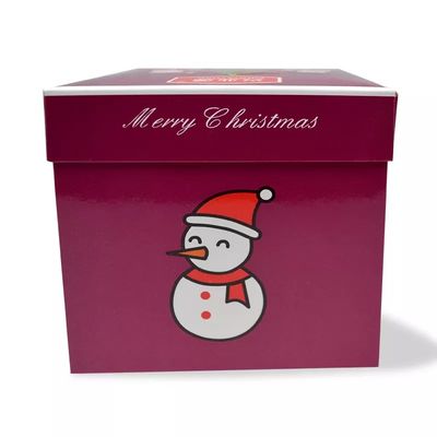 CMYK-van het Kerstmiskarton van de Compensatiedruk de Giftdozen 6 X 3,5 X 3,5 Duim