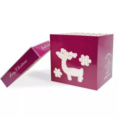 CMYK-van het Kerstmiskarton van de Compensatiedruk de Giftdozen 6 X 3,5 X 3,5 Duim