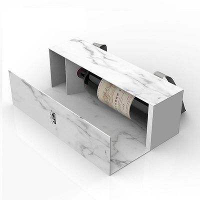 Glanzend Champagne Alcohol Whisky Gift Boxes/Matte Lamination Finishing
