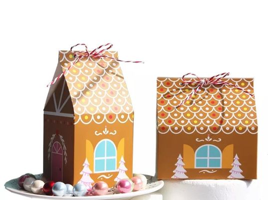De Dozen van de Kerstmisgift van de huisvorm voor Suikergoed Beschikbaar Karton