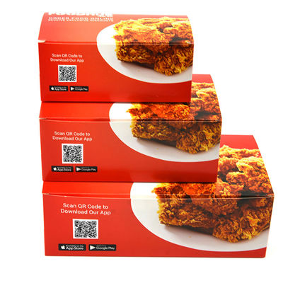 Meeneem Aangepaste Voedsel SGS van Fried Chicken Box van de Verpakkingsdoos Rekupereerbare