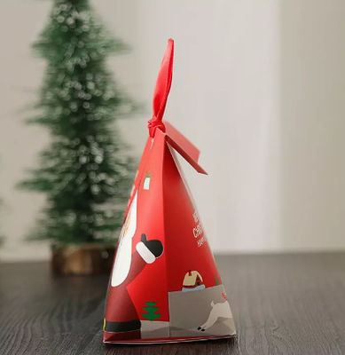 6*6*10cm Document het Suikergoedvakje Santa Claus Printing van de Kerstmisgift